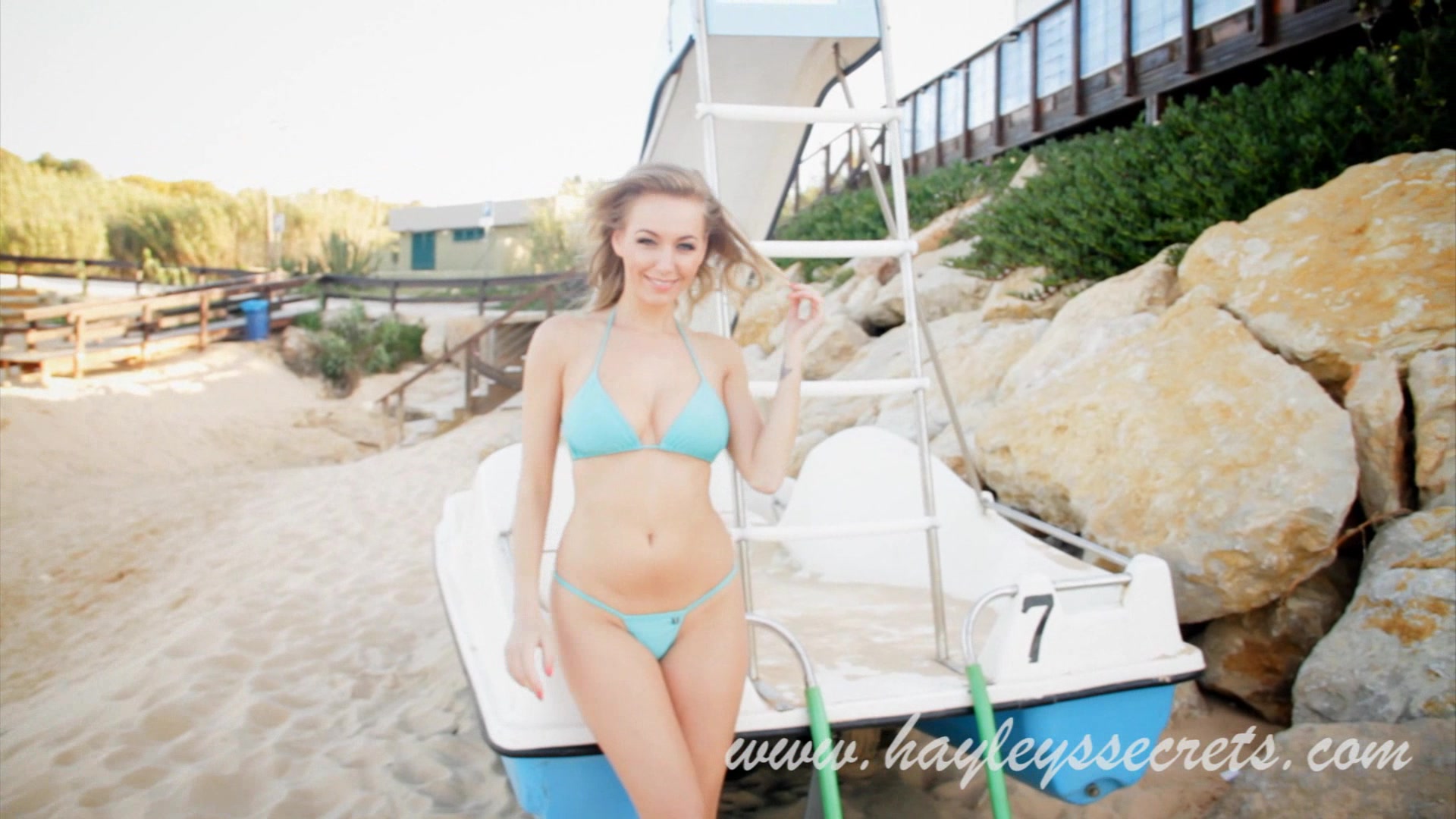 Cute Blue Boat