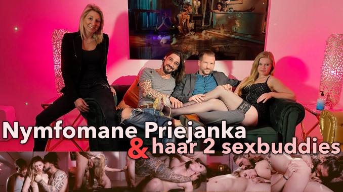 Nymphomaniac Priejanka and her 2 sexbuddies