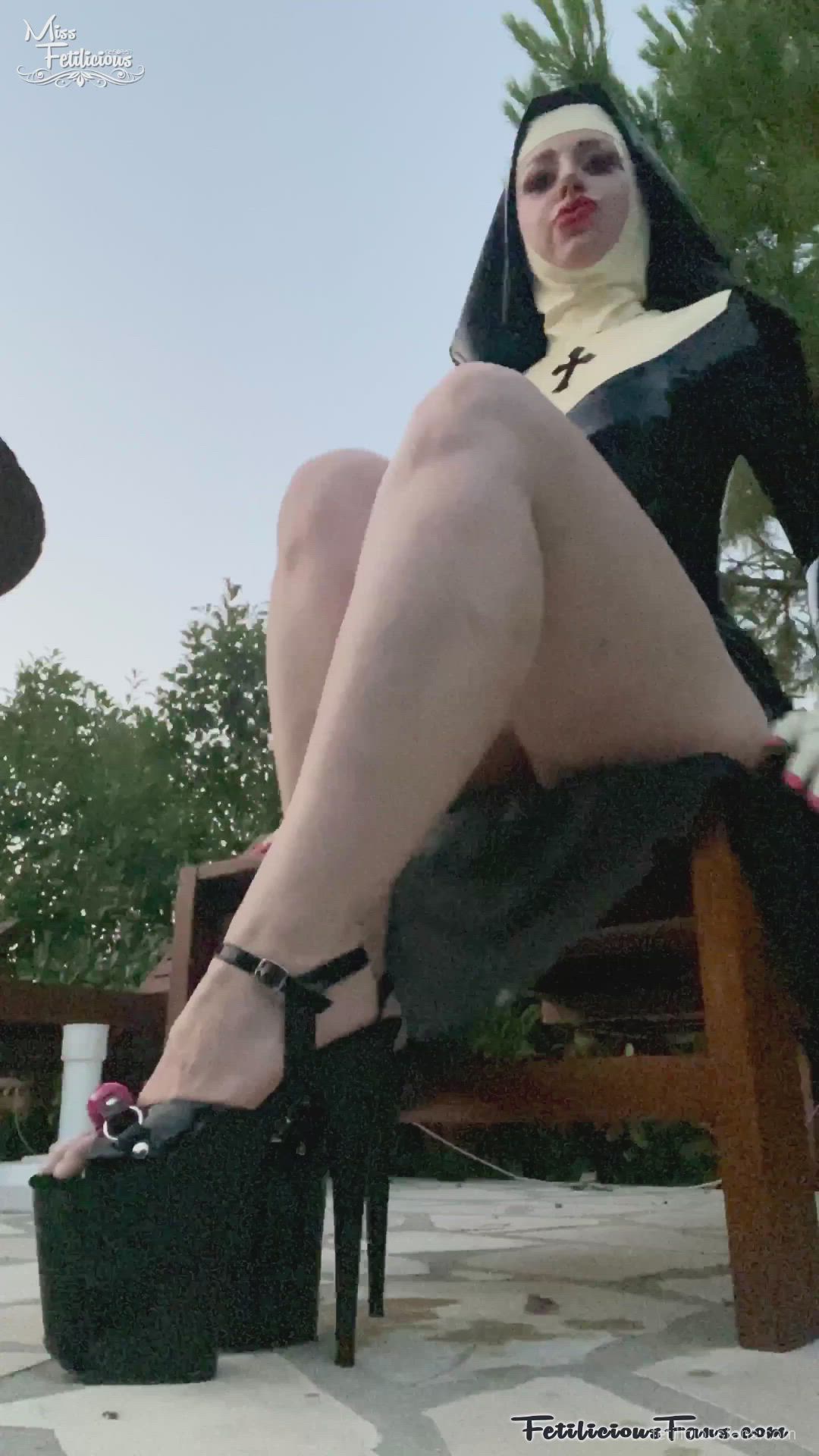 Naughty nun