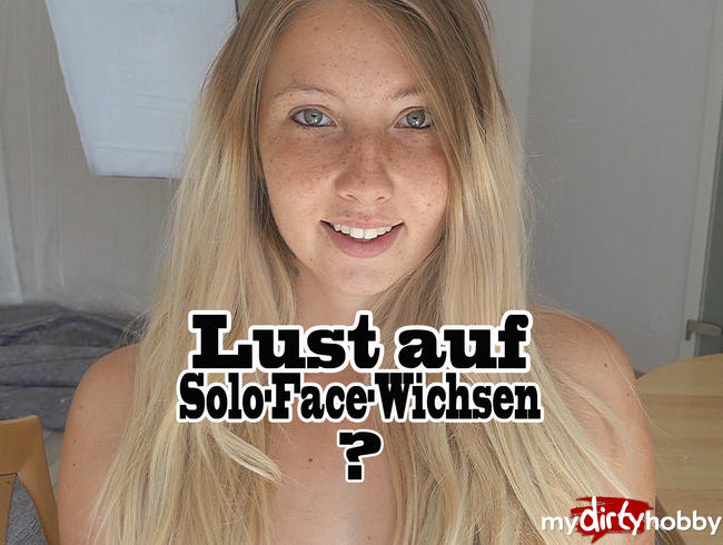 Fancy some solo face wanking?