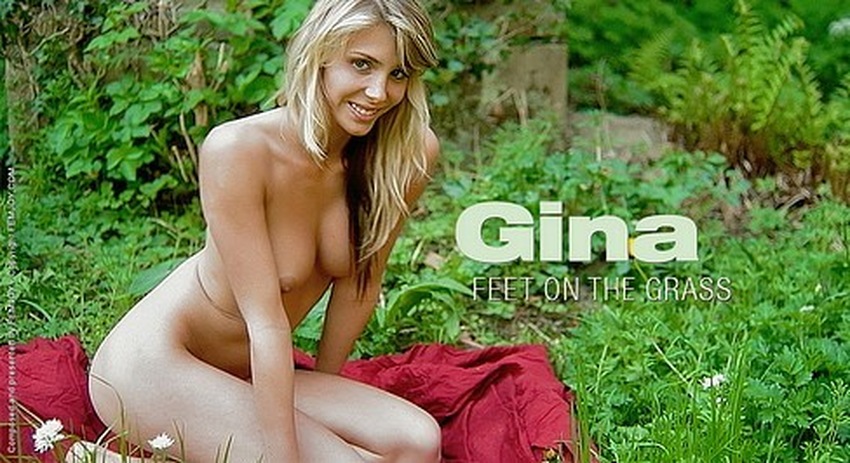 Feet on the grass