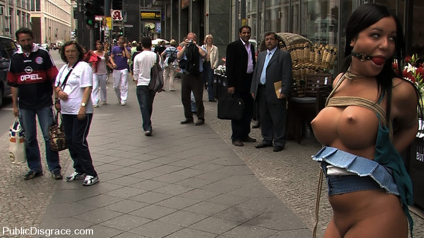 BEST OF EUROPE: Angelica Heart Big Tits, Public Bondage, & Humiliation