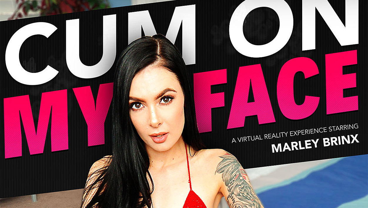 Marley Brinx fucking in the with her tattoos vr porn