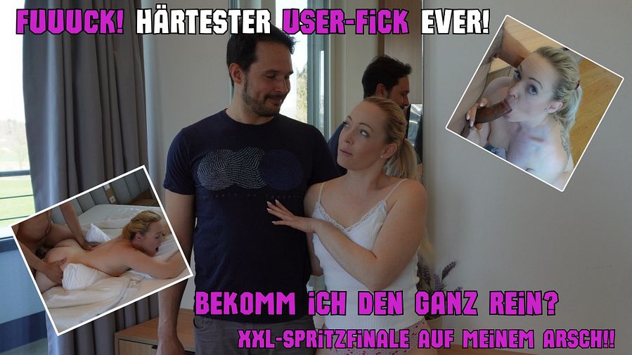FUUUCK! HARDEST user fuck ever! Can I get it ALL in? XXL cumshot finale on my ass!!