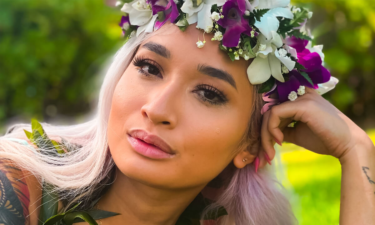 Lei'd in Hawaii with Avery Black