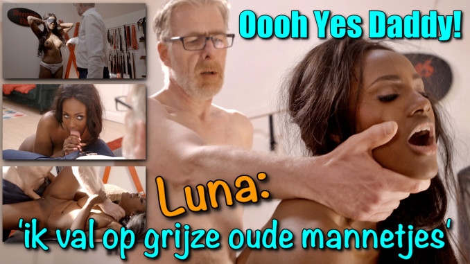 Luna (30): 'I fall for gray-haired old men'