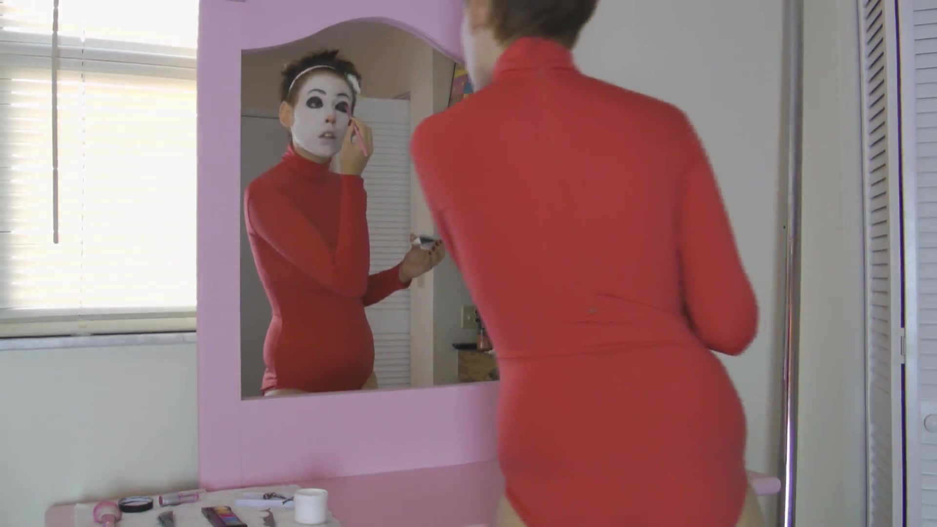 Red Clown Vanity