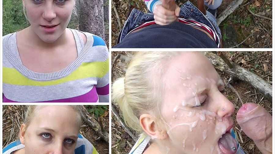 Dirty blowjob with stark MEGA FACIAL (POV)