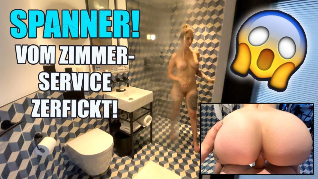 PEEPING TOM ! FUCKED UP BY ROOM SERVICE !