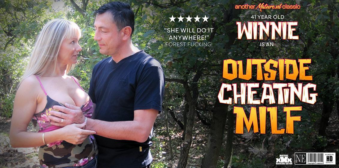 Winnie Is A 41 Year MILF Who Fucks A Cheating Husband In The Forest Near By