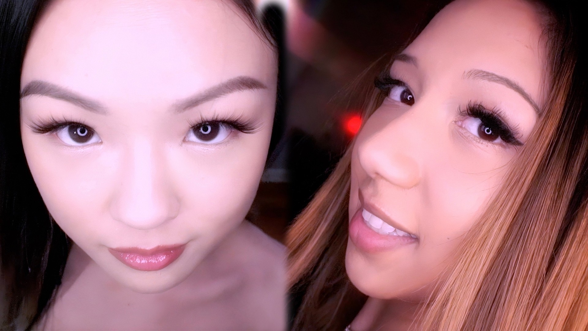 Amateur Allure Presents Lulu Chu and Kimora Quin Giving Head, Licking Balls and Swallowing Cum