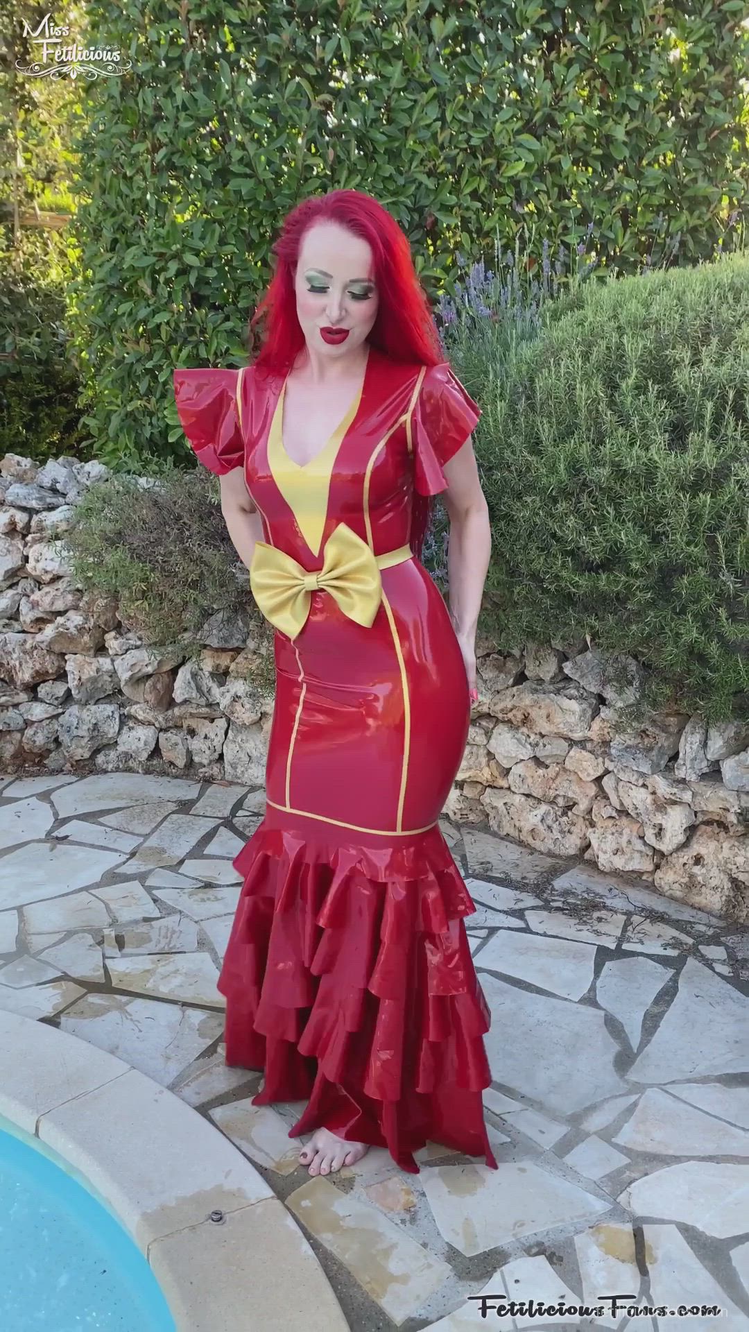Red dress