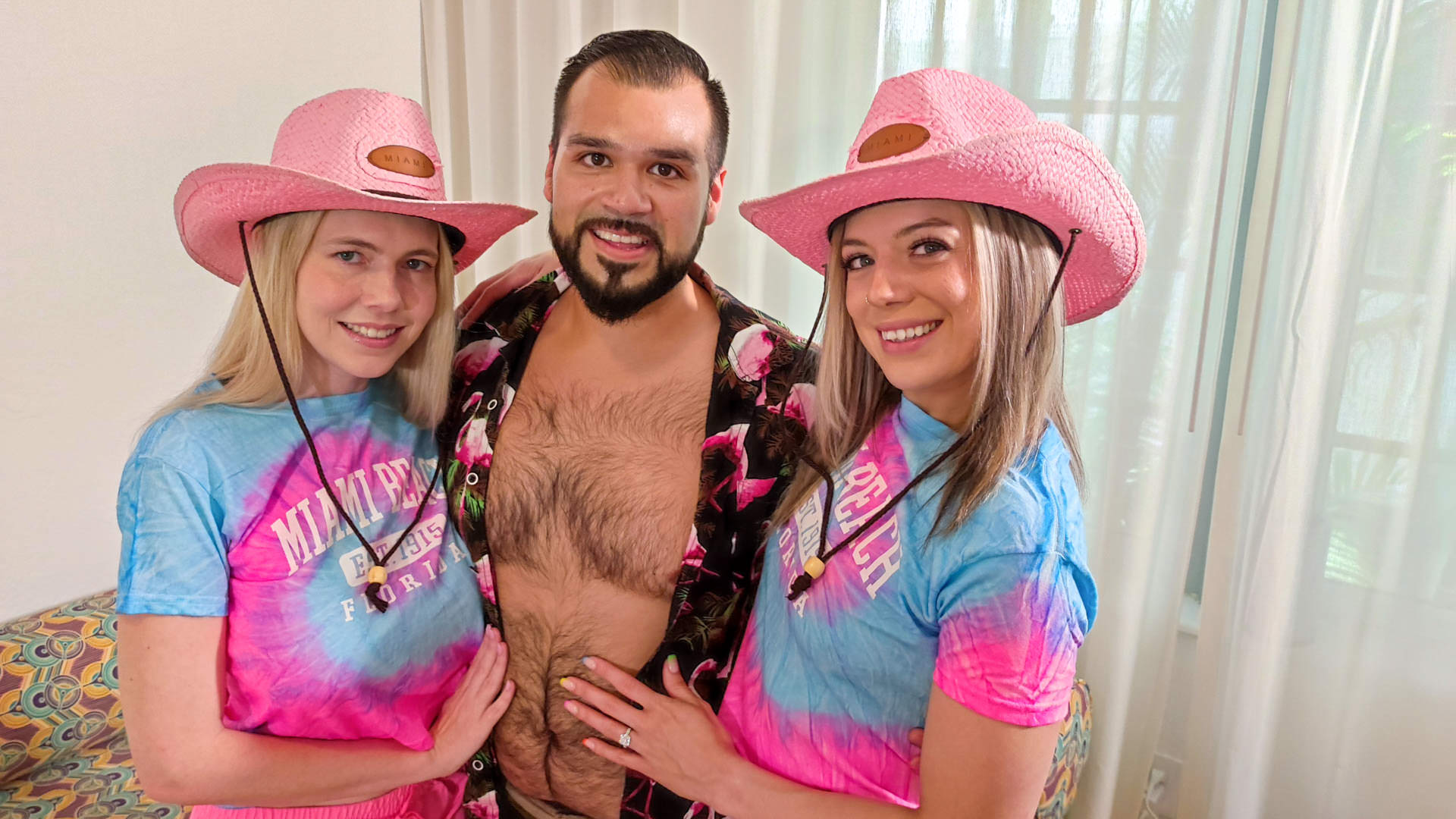 Latino Lover Don Wins Anal Sex w Bubble Butt Baddies