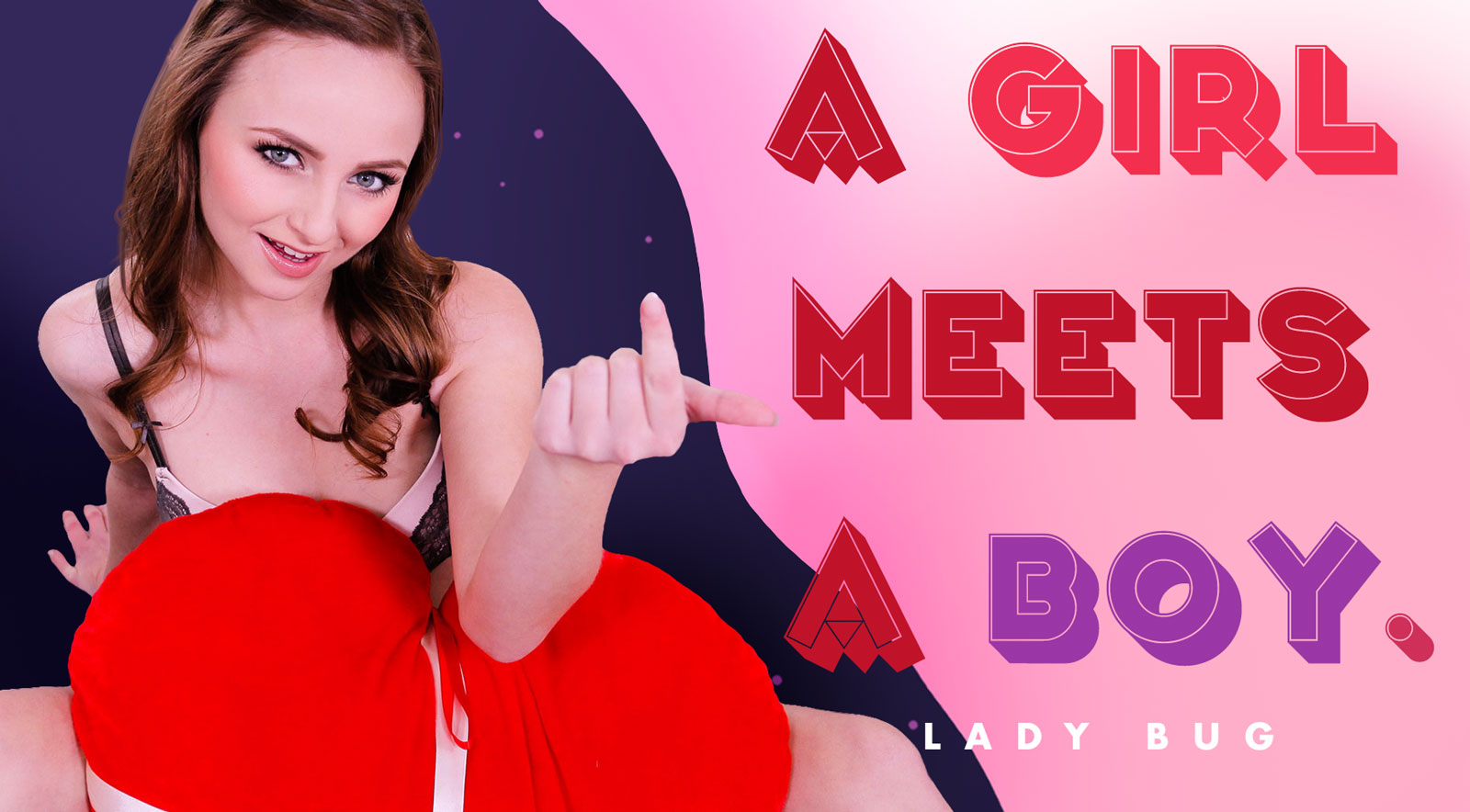 A girl meets a boy