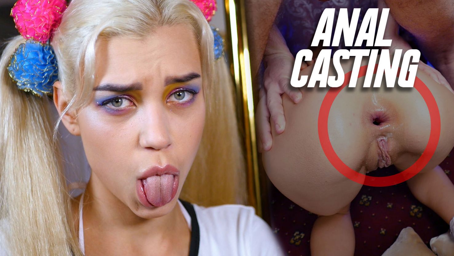 Anal casting with Elena Vedem