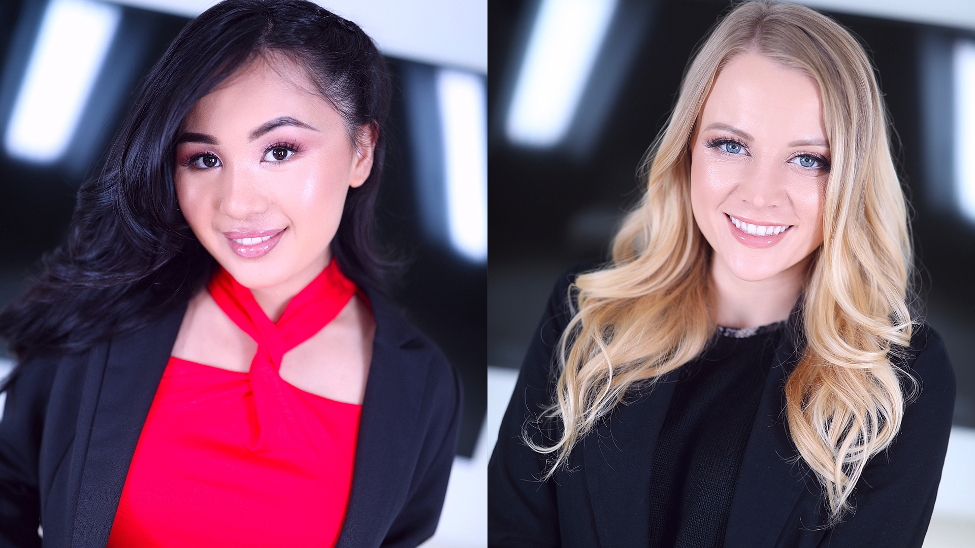Amateur Allure Welcomes Phoebe Kalib and Paris White Giving Amazing Blowjobs and Swallowing Cum